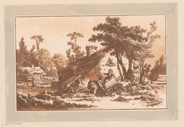 農場で遊ぶ子供たち