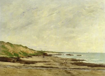 海岸沿いの海辺の景色、1872年（油）