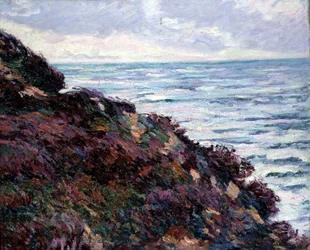 海の風景（油彩・キャンバス）