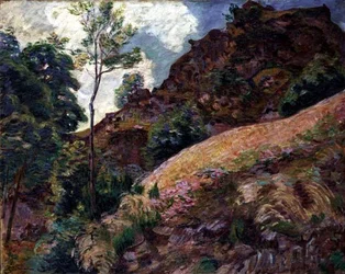 The Banks of the Luys River（油彩・キャンバス）