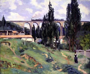 ムードン（Hauts-de-Seine）のヴァル・フルーリーの高架橋