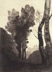 ローマ周辺、1866