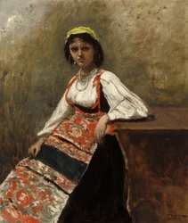 イタリア人女性 ラ・モリエーリ 1872年頃