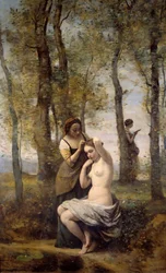 カミーユ・コロー（1796-1875）の絵画 1859年 個人蔵