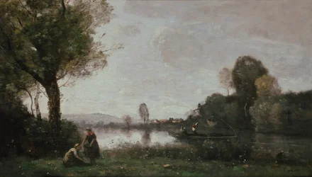 チャトゥ近くのセーヌの風景、1885年