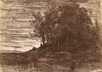 隠者の森、またはトラシメーヌ湖のほとり Le Bois de l