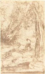 レンブラントの木こり」 Le Bucheron de Rembrandt, 1853年。