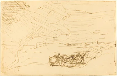 街へ行く馬車 Le Charriot allant a la ville, 1860.