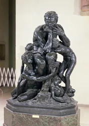ウゴリーノとその息子、1860年（青銅）（197136と347397も参照）