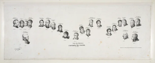 ウィーン議会の閣僚の名前、1815年、パブ。 1815