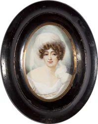 マリア伯爵夫人ワレフスカ1786-1817の肖像