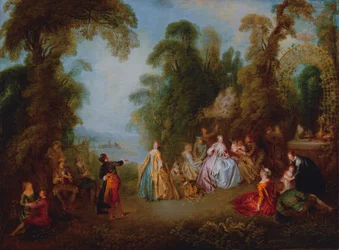 ダンス、1730年頃