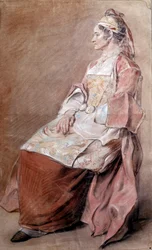 血を描くロシア農民 ジャン・バティスト・ルプランス（1734-1781）作 18世紀 パリ、ルーヴル美術館