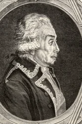 ルイブラン（1811-82）の「歴史革命フランセーズ」からパンネメーカーリニーによって刻まれたニコラスラックナー伯爵