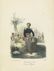 少将、1820-1825 オランダ陸軍、少将 (オブジェクトのタイトル) オランダ王国の軍服。 ウィレム・ヴァン・バイランド閣下に捧げる (オブジェクトのシリーズタイトル)