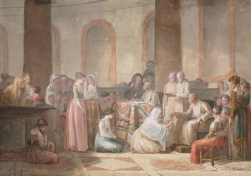 ロザリオの分布、1793年。