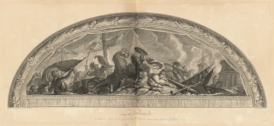 Holland, Centre of the Salon of War in the Arcade that Opens to the Gallery (オランダ、Center of the Salon of War in the Arcade that Opens into the Gallery) [pl. 39]