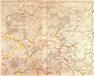 イル・ド・フランスの北東部の地図