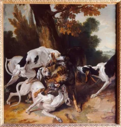 J. – B. Oudry、L&39;hallali du loup（Wolfsjagd）