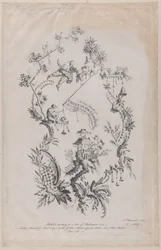 中国の装飾品の新しい本。 J. Pillement による発明と彫刻、1755 年。