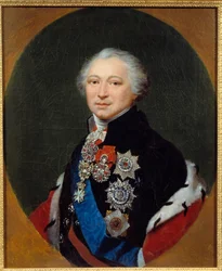アレクサンダー・ボリソヴィッチ・クーラキン公爵（1752-1818）の肖像 ジャン・バティスト・レグノー（1754-1829）の絵画 19世紀 パリ、レジオン・ドヌール美術館