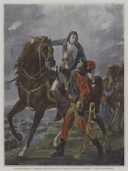 1800年のマレンゴの戦いでのデサイクス将軍の死