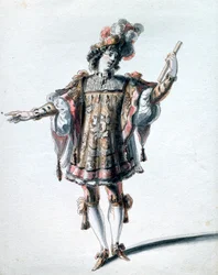 Jean Berain the Elderによる衣装デザイン、c1680