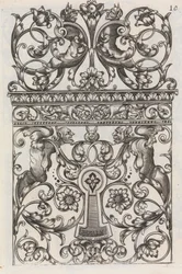 Diverses Pieces de Serruriers」、11ページ目の長方形、1663年頃。