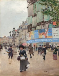 パリ、アーヴル通り、c。 1882年。