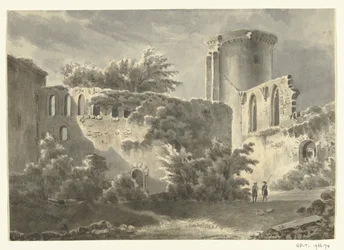 ボトウェル城の中庭の眺め