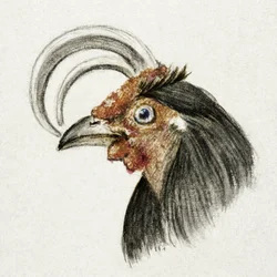 『雄鶏の頭』（1816年）