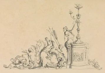 J.B. トロによって発明された多くの用途のためのアラベスク デザイン, 1716., 1716.