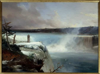 ナイアガラの滝。ジャン・シャルル・レモン（1795-1875）の絵