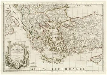 1780年の地図 - 古今の膨大なメモワールによる大海原の地図、ウィール夫人とトゥルヌフォールのもの
