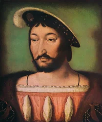 フランスのフランソワ1世の肖像、16世紀。
