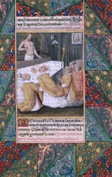 ラットさんQvI126 f.112「ルイドルレアンの時間の書」からの聖体、1469