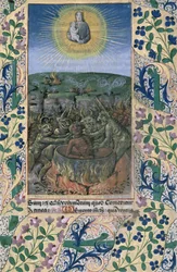 Ms Lat.Q.v.I.126 f.74 地獄の苦しみ（「ルイ・ドルレアンの時祷書」より