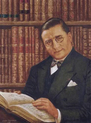 ジャン・デュナン（1877-1942）作「アルマン・アルベール・ラトー、彼の書斎にて