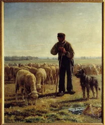 シコリーの父」。ジャン・フェルディナン・シェーグノー（1830-1906）の絵画
