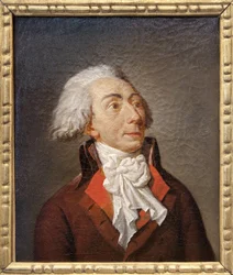 ミシェル・ルペルティエ・ド・サン・ファルジョー（1760-1793）の肖像、フランスの政治家および弁護士で、革命期には国民公会議員として非常に活発に活動した。コンドルセの案を基礎として国民教育計画を作成し、その思想はジェーによって継承されることになる