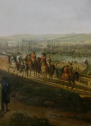 ナポレオンボナパルト（1769-1821）1804年7月にブローニュのキャンプを訪問、1806年のナポレオンと艦隊の詳細