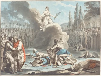 1783年、ホラティとクラティの戦闘。