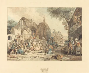 1774年の「収穫人の昼食」。