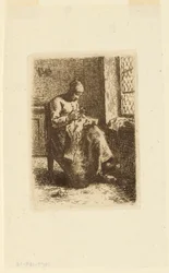 La Couseuse (裁縫をする女)