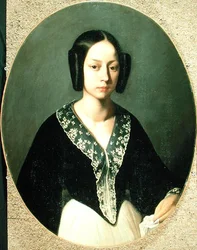 ルフラン夫人」1841-42年頃（油彩・キャンバス