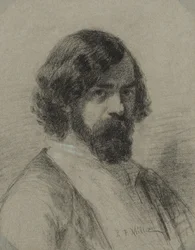 Narcissus Virgile Diaz de laPeña、1848の肖像。