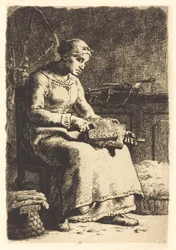 ウール・カーダー (La cardeuse)