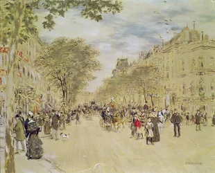 1870年以降のパリのパビリオンドハノーヴルとブールバールデイタリアーヌ（ガッシュとトイレ紙）