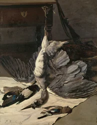 ヘロンのある静物、1867
