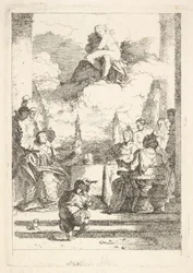アンソニーとクレオパトラの晩餐会、ca. 1764年。